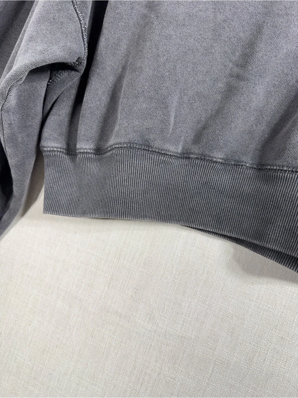 Free People Washed Charcoal Crewneck Sweatshirt - Women's